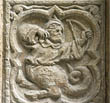 Panel 10:01 - Cloven-hooved man/centaur hybrid with hood, shooting a bow
